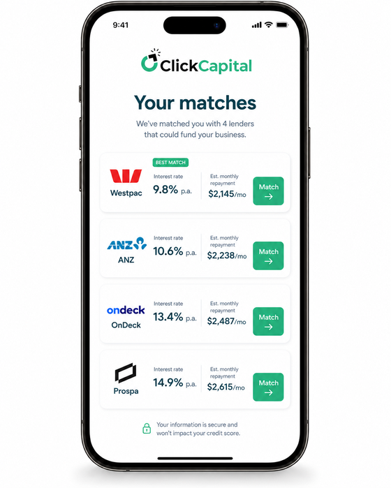 Compare lender matches