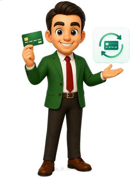 ClickCapital loan advisor mascot