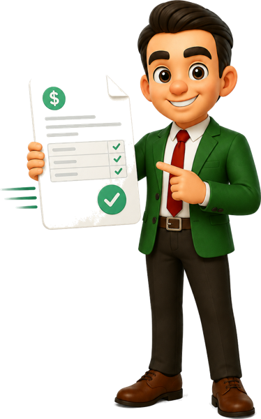 ClickCapital loan advisor mascot