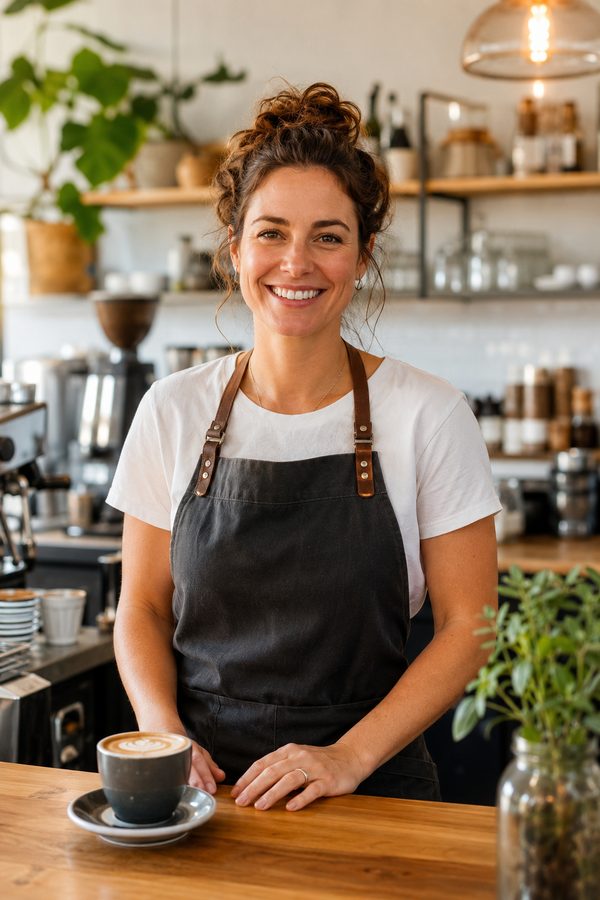 Caf&eacute; owner